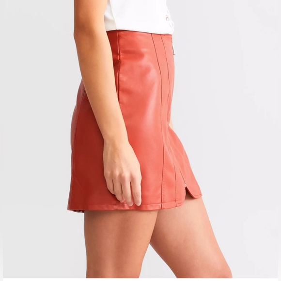 Free People Layla Mini Skirt Size 0 NWT - Picture 3 of 13